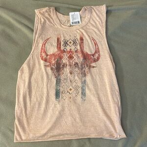 Free people We the Free muscle tank beach top Medium M  runs small NWT new tags